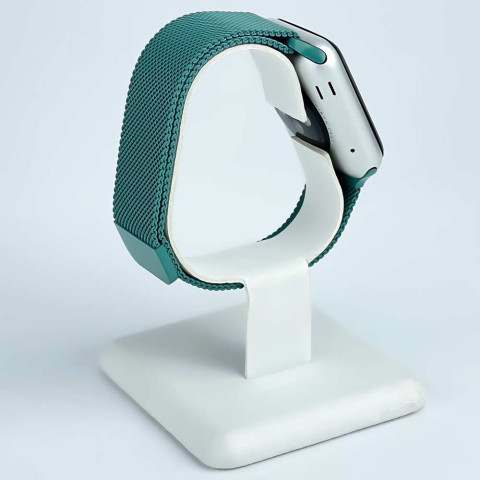 Ремешок для Apple watch 42/44/45mm Milanese Loop Band Pine green